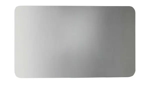 Sapho Ishape - Zrcadlo 100x50 cm, obdélník, zakulacené rohy, bez závěsu AG510