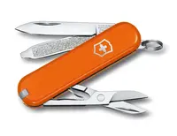 VICTORINOX - Malý kapesní nůž Classic SD Colors, 7 funkcí, oranžová 0.6223.83G