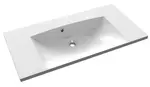 Sapho Maria - Umyvadlo nábytkové 90x46 cm, s přepadem, bez otvoru pro baterii, bílá MA090-0