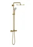 Grohe Euphoria - Sprchový set 310 s termostatem, 3 proudy, kartáčovaný Cool Sunrise 26075GN0