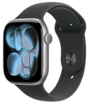 APPLE Watch 11 GPS + Cellular 46mm Vesmírně šedý hliník s černým sportovním řemínkem- S/M