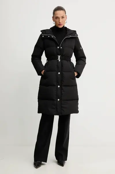 Péřová bunda Liu Jo černá barva, zimní, MF5293 T3965