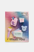 Detské odznaky na topánky Crocs Girly Back to School 5 Pack 5-pak