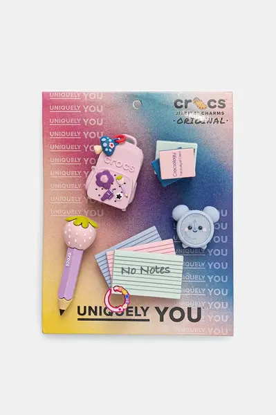 Detské odznaky na topánky Crocs Girly Back to School 5 Pack 5-pak
