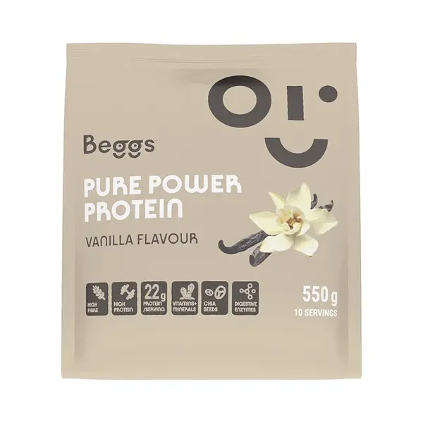 BEGGS Pure Power Protein Vanilla 550 g
