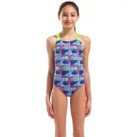 Arena CANDIES SWIMSUIT SWIM PRO BACK L Dievčenské plavky, mix, veľkosť 14-15Y