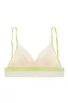 VIVANCE Podprsenka  krémová / zelená
