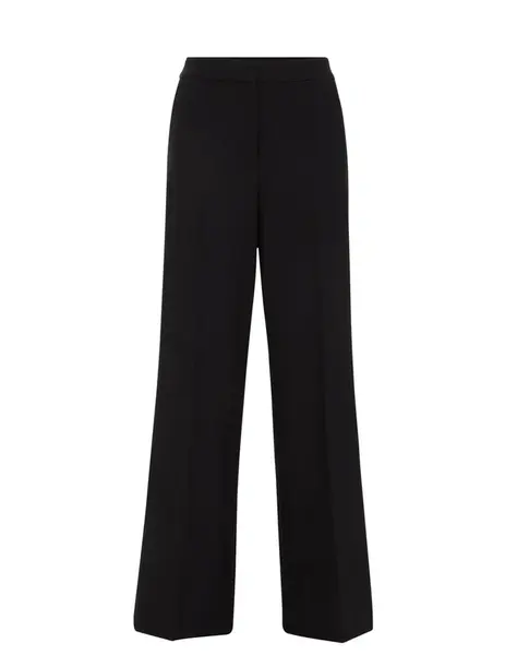 WE Fashion Nohavice s pukmi  čierna