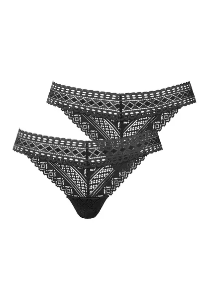 LASCANA Tangá  čierna