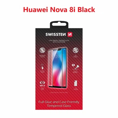 Tvrzené sklo Swissten Full Glue, Color Frame, Case Friendly pro Xiaomi 12 Pro, černá