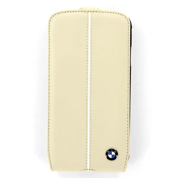 Pouzdro BMW Flip pro Samsung Galaxy S4 (EU Blister) BMFLS4LC béžové