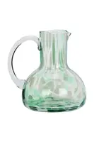 Džbán Madam Stoltz 14 x 14 cm zelená barva