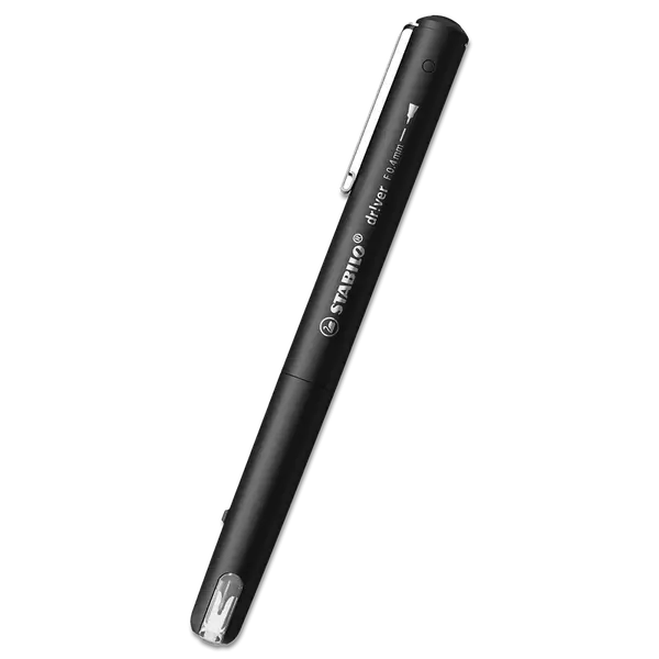Liner STABILO dr!ver - hrot F, černý