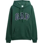 GAP V-HERITAGE LOGO Pánská mikina, tmavě zelená, velikost