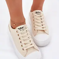 Dámské Tenisky Na Platformě Béžové Lee Cooper