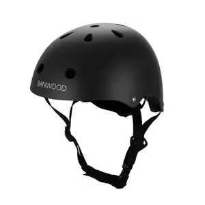 Banwood prilba 48-52 cm - Black - matná