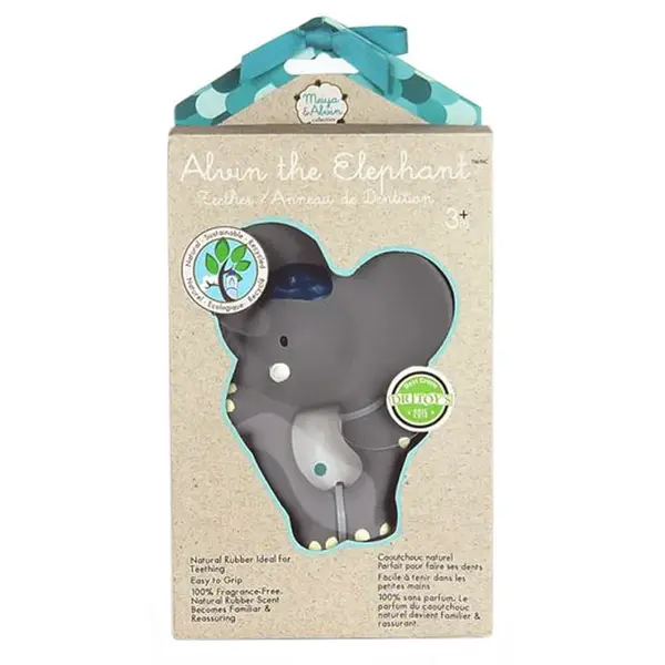 Meiya&Alvin hryzátko (100% prírodný kaučuk) - sloník Alvin