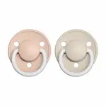 BIBS De Lux cumlíky z prírodného kaučuku 2ks - veľkosť 1 - Blush Nočný / Vanilla Nočný