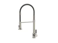 Alveus Urban - Drezová batéria s flexibilným ramenom a spŕškou, nerezová/matná čierna 1150886