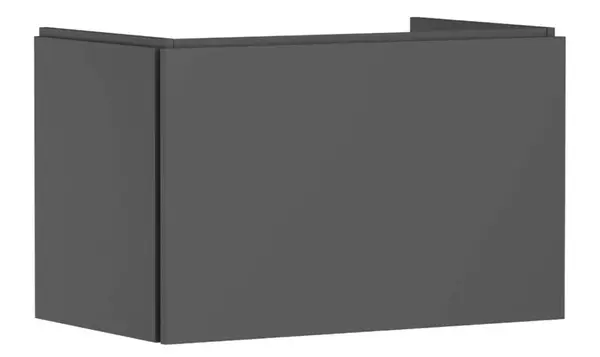 Hansgrohe Xilesa E - Umývadlová skrinka, 50x78x47 cm, 1 zásuvka, matná sivá 54259760