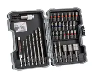 Bosch Príslušenstvo - 35-dielna súprava bitov, vrtákov a nástrčných kľúčov 2607017328