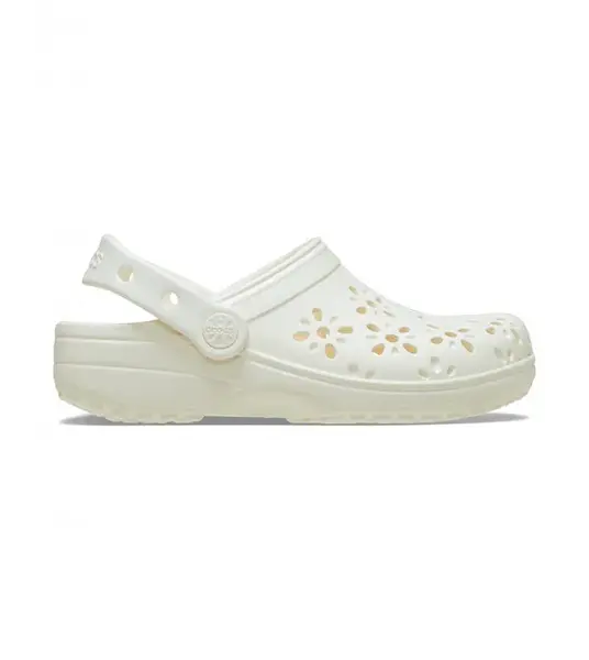 Dámské boty crocs classic floral cut out bílá 36-37