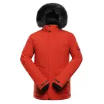 Pánská zimní bunda s membránou ptx alpine pro werd 2 oranžová / červená 4xl