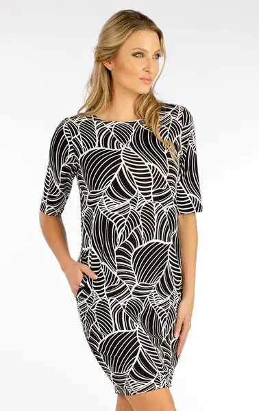 Dámské šaty s krátkým rukávem 5f143 litex m