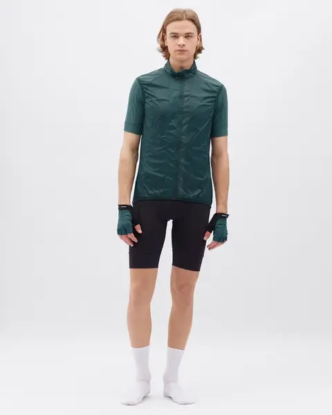 Pánská cyklo vesta silvini garcio zelenomodrá s