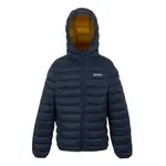 Dětská prošívaná bunda regatta marizion modrá/žlutá 134-140