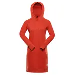 Dámské mikinové šaty alpine pro oleba červená m