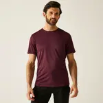 Pánské tričko regatta fingal editon vínová m