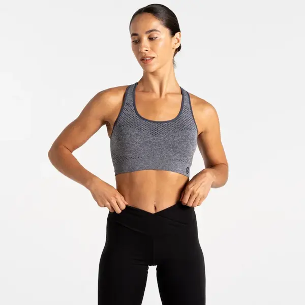 Dámská sportovní podprsenka dare2b dont sweat ii šedá m