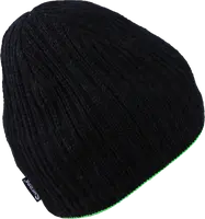 Pánská zimní čepice sherpa gilles černá/zelená uni