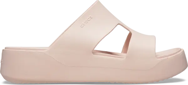 Dámské pantofle crocs classic platform h-strap světle růžová 38-39