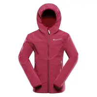 Detská softshellová bunda s membránou alpine pro omano 2 růžová 116-122