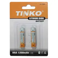 Baterie lithiová AAA R03 1,5V/1200mAh TINKO  2ks