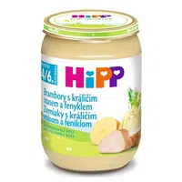 HIPP Brambory s králičím masem a fenyklem BIO 190 g