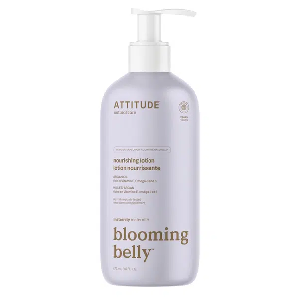 ATTITUDE Blooming Belly přírodní vyživující tělové mléko nejen pro těhotné s arganem 473 ml