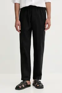Calvin Klein  rovné kalhoty pánské se lnem