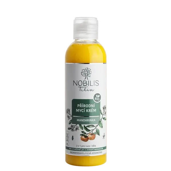 NOBILIS TILIA Přírodní mycí krém mandarinka 200 ml