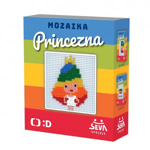 Dětská mozaika SEVA Princezna 338 dílků