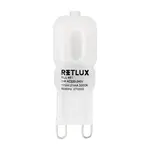 Žárovka LED G9 2W bílá teplá RETLUX RLL 461