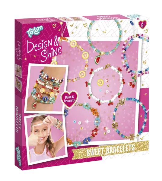 Craft Creative Sada na výrobu náramků sladkých
