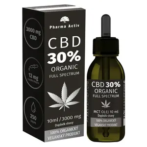 PHARMA ACTIV CBD 30% organic 3000 mg Full Spectrum 10 ml