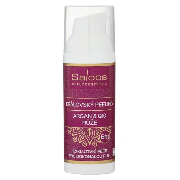 SALOOS Královský peeling Argan  Q10  Růže  50 ml