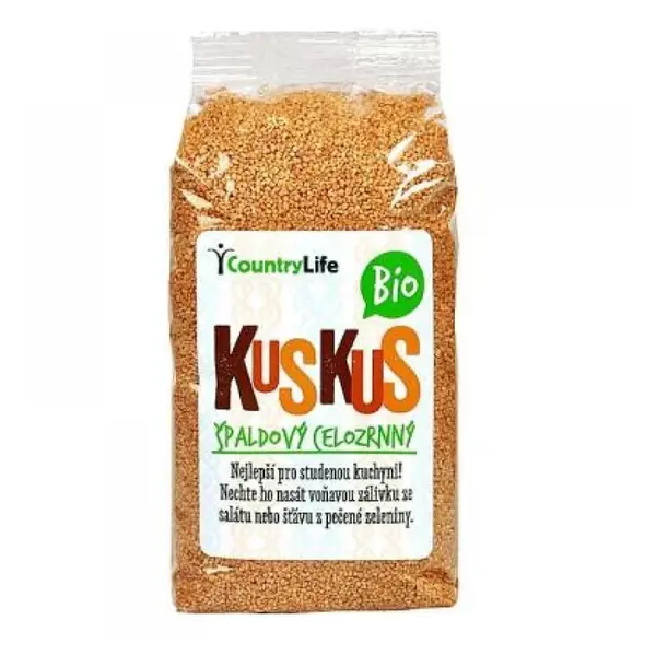 COUNTRY LIFE Kuskus špaldový celozrnný BIO 500 g