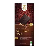 GEPA Hořká čokoláda s 95 % kakaa Sao Tomé BIO 80 g