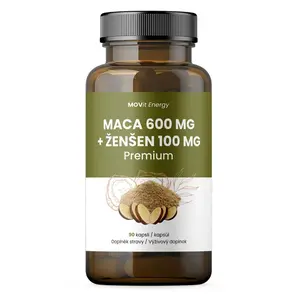 MOVIT ENERGY Maca 600 mg + ženšen 100 mg 90 kapslí