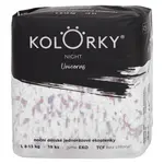 KOLORKY NIGHT Noční jednorázové EKO plenky L (8-13 kg) 19 kusů